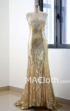 Gold Fitted Gown With Sweetheart Neckline, Sequin Dress With Fitted Bodice And Fishtail, Sequin Fishtail Dress With Fitted Bodice, Fishtail Dress With Sequins And Fitted Bodice, Gold Sequined Mermaid Wedding Dress, Gold Sequined Mermaid Dress For Wedding, Gold Mermaid Dress With Sequins For Wedding, Fitted Fishtail Bridesmaid Dress, Fitted Sequin Mermaid Hem Wedding Dress