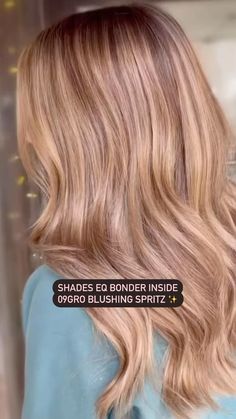 The new Shades EQ Bonder Inside Gold Rose shades are the key to creating a perfect champagne blonde. 🥂 Featuring a premixed balance of… | Instagram Blonde Vs Copper Hair, Blush Blonde Hair Rose Gold, 9vro Redken Shades Eq, Rose Gold Color Formula, Light Strawberry Blonde Shades Eq Formula, Strawberry Blonde Toner Shades Eq, Rose Gold Toner Formula Redken, Redken Shades Eq Formulas Strawberry Blonde, Redken Shades Strawberry Blonde Formulas