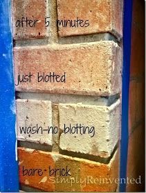 brick wall with instructions on how to put it in the corner, and what you can do