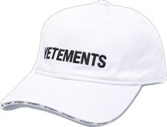 White Baseball Cap With Logo, White Cotton Baseball Cap With Logo, Classic White Hat With Logo Patch, Classic White Baseball Cap With Logo Patch, White Cap With Logo Print, White Logo Baseball Cap, White Curved Visor Hat With Logo, White Baseball Cap With Logo Print, White Baseball Cap With Logo And Curved Visor