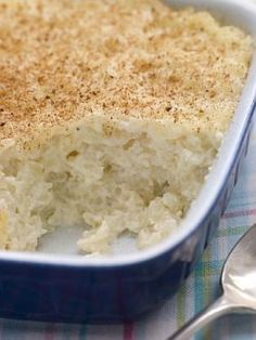 a close up of a casserole in a pan with bread crumbs