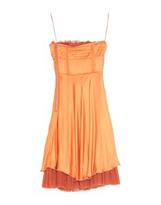 tulle, satin, no appliqués, solid color, deep neckline, sleeveless, fully lined, hook-and-eye closure, zipper closure, no pockets , Color: Apricot , Size: 4 Deep Neckline, Women Midi, Womens Midi Dresses, Elegant Dress, Moschino, Dresses Online, One Shoulder Dress, Midi Dress, Solid Color