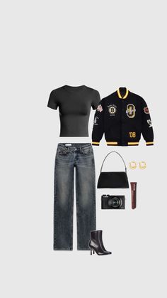 Cheer on the Bruins in style with this perfect game day outfit! Show your team spirit while staying chic. If you love this look, be sure to give it a like and hit the follow button for more game day outfit inspiration! 🏒🐻 #BostonBruins #GameDayStyle #TeamSpirit Bruins Game Outfit, Boston Outfits, Game Day Outfit, Follow Button, Perfect Game, Boston Bruins, Gameday Outfit, Gaming Clothes