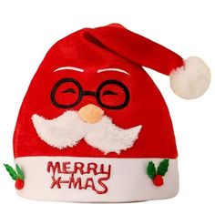 Description: You can enjoy a comfortable wearing experience as this Christmas hat has soft and stretchy design. Plus, it has a bright color that won't fade, allowing you to wear it to your next party! With cute cartoon Santa Claus, snowman, elk and other pattern design, this hat can play a good decorative role and create a Christmas atmosphere, is the perfect headdress for Christmas. It is constructed of polyester material. The length of this hat is 35cm and the width is 27cm. The hat is mainly Christmas Decoration Outdoor, Cartoon Snowman, Antler Christmas, Girl Baseball Cap, Holiday Hats, Children Cartoon, Santa Claus Hat, Christmas Headband, Animated Christmas