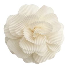 PRICES MAY VARY. White fabric flower made of high-quality chiffon pleats fabric with a soft texture and vivid color Large sized flower with a diameter of about 3.93"(10cm) Backing available with brooch pin and hair pin You will shine beautifully at parties, proms, bridal events or weddings with pleats flowers Good choice for gifts as it is packaged in a clear show case COCORIBBON’s Pleats large flowers hair pin / brooch will make women shine in important places as statement flower accessories. M 60s Hippie, Bridal Events, Fabric Flower Brooch, Flower Headpiece, Bridal Event, Show Case, Flower Hair Pin, Pleated Fabric, Flower Accessories