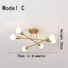 Modern Ceiling Lamp - Gobii Ceiling Lamp Dining Room, Gold Ceiling Light, Gold Pendant Lighting, Dining Room Ceiling, Gold Ceiling, Gold Home Decor, Mid Century Lighting, Metal Chandelier, Pendant Lights & Chandeliers