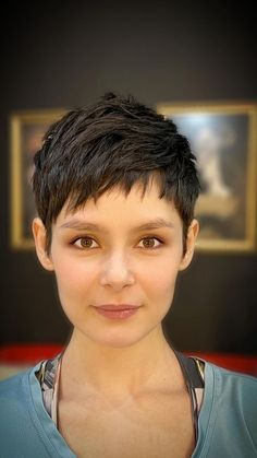 Piecy Pixie Haircut, Hairstyles For Pixie Hair, Hair Styles Wig, Wig Hairstyles Ideas, Cut Hair Styles, Hair Trends 2024, 2024 Haircuts, Haircuts Short Hair, Short Cropped Hair