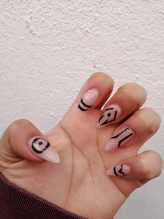 Choso Nail Idea, Jujutsu Kaisen Nails Acrylic, Nail Ideas Anime, Jujutsu Kaisen Nails Design, Anime Tattoo Designs Jujutsu Kaisen, Anime Nail Ideas Jujutsu Kaisen, Anime Nails Acrylic, Jujutsu Kaisen Nails, Anime Nail Ideas