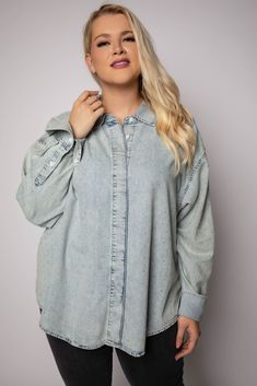 DENIM DIAMOND SHIRT plus-size - AMOUR781 Oversized Distressed Denim Top In Medium Wash, Oversized Distressed Medium Wash Denim Top, Oversized Distressed Denim Top, Distressed Oversized Denim Tops, Oversized Medium Wash Distressed Top, Oversized Distressed Medium Wash Top, Oversized Distressed Top, Diamond Shirt, Diamond Shorts