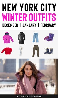 Winter Outfit Guide, Nyc In Winter, City Winter Outfit, New York City At Christmas, New York City Winter, City In Winter, New York Winter Outfit, Winter In New York, Essential Clothing