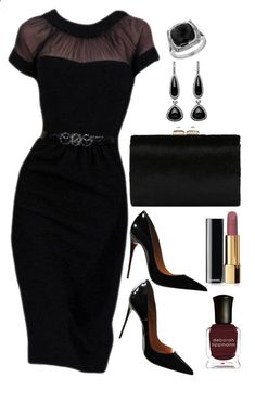 Untitled #3087 by natalyasidunova liked on Polyvore featuring Christian Louboutin, Jimmy Choo, Lord & Taylor, Chanel, Deborah Lippmann. Outfit Chic, Looks Style, Mode Inspiration, Peta, Look Fashion, Classy Outfits, Jimmy Choo, Chic Outfits, Work Outfit