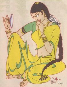 Indian Drawing, Hippie Goth, Indian Artwork, Kerala Mural Painting