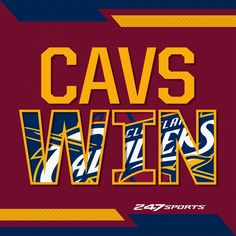 the logo for cavs win, which is featured in an article by sports illustrated