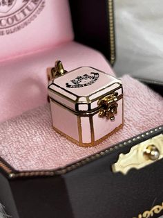 Juicy Couture Pink Jewelry Box Bracelet Charm Cubic Zirconia Heart Inside OPENS! | eBay Art Rings, Pink Jewelry Box, Y2k Baddie, Juicy Couture Bracelet, Juicy Couture Accessories, Art Ring, Juicy Couture Charms, Juicy Couture Jewelry, Pink Jewelry