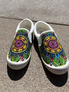 I recently decided to try making some custom shoes and what you see is the result!  I love graffiti, lettering, the 80's, tattoos, etc. and would love to make a pair of custom shoes for you.  This listing is an example of my work and guide for pricing. If you're interested in custom shoes please start a conversation with me.  I charge $25 an hour plus materials and shipping. A custom pair of shoes STARTS at $50 and goes up from there depending on the shoe, design, shipping, etc.  We can agree on Artistic Hand Painted Slip-on Sneakers, Artistic Hand Painted Slip-on Custom Sneakers, Artistic Hand Painted Green Custom Sneakers, Artistic Hand-painted Slip-on Sneakers, Artistic Hand Painted Custom Sneakers, Shoes Graffiti, Love Graffiti, Shoe Design, Painted Clothes