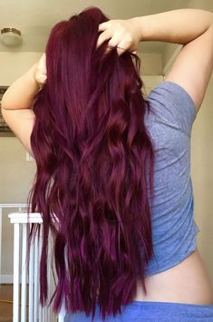 Dye Hairstyle, Magenta Hair Colors, Burgandy Hair, Red Violet Hair, Magenta Hair, Wine Hair, Red Hair Inspo