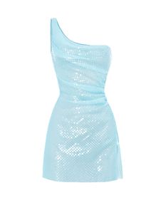 Blue transparent dress Moon Dress, Slow Fashion Brands, Blue Mini Dress, Hoco Dresses, All Eyes, Stage Outfits, Kpop Outfits, Dance Dresses, Dream Dress