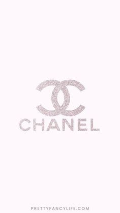 a chanel logo on a white background