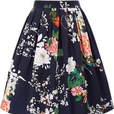 Grace Karin Women Vintage Pleated A-Line Midi Skirt Navy Blue Floral Skirt. Product Details Fabric Type Item Material: 95% Cotton + 5% Spandex (Color-5: 95% Polyester + 5%Spandex) Care Instructions Low Temperature Iron, Hand Wash Only Closure Type Button Length Midi About This Item The Swing Skirt Is Pleated Design. It's Great For Daily Casual, Wear To Work And Other Occasion Hand Wash By Cold Water Only,Low Iron If Necessary. Blue Floral Print Full Skirt, Blue Knee-length Skirt With Floral Print, Blue Full Mini Skirt For Spring, Blue Floral Print Knee-length Skirt, Blue Relaxed Fit Mini Skirt With Floral Print, Blue Full Skirt Mini Skirt For Spring, Blue Knee-length Pleated Skirt For Spring, Blue Floral Print Relaxed Skirt, Blue Floral Print Relaxed Mini Skirt