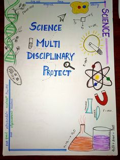 the science multidisplinary project is written on a piece of paper