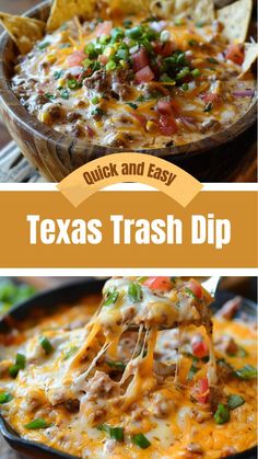 the best texa trash dip recipe that is easy to make and delicious