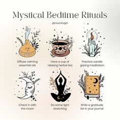 Bedtime Rituals, Magia Das Ervas, Wiccan Magic, Bedtime Ritual, Magic Spell Book