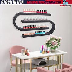 ad eBay - Wall Mounted Nail Polish Shelf Stand Display Rack Holder Varnish Nail Salon Shop - Buy Now, click the link (eBay) Nail Polish Shelf, Shelf Stand, Stand Display, Display Rack, Pedicure Nails, Shop Signs, Manicure And Pedicure, Nail Salon, Beauty Nails