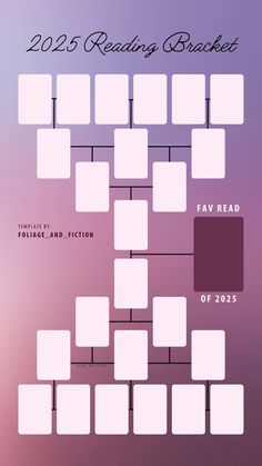 the 2012 reading bracket is shown in purple and pink tones, with white squares on it