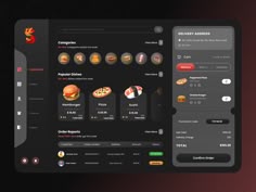 Restaurant seller/admin dashboard UI Design Admin Dashboard Ui Design, Web Menu Design, Menu Design Website, Ui Dashboard Design, Website Menu Design, Software Ui Design, Restaurant App