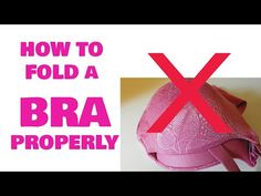 How to Fold a Bra Properly to Save Space at Home or During Travel (Sports Bra, Crop Top Bra, etc.) - YouTube Fold Bra To Save Space, How To Fold Padded Bras, How To Fold Bra To Save Space, How To Fold A Sports Bra To Save Space, Sports Bra Folding Hacks, How To Fold Bras For Travel, Folding Swimsuit, How To Fold Bras In Drawer To Save Space, Folding Bras In Drawers