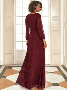 This Dress is fashionable for every occasion. the dress is made-to-order by professional tailors. You can choose from 50 colors, Regular sizes 2 to 16 and plus sizes 14w to 26W. Custom size is also available. Gown With Long Sleeves, Formal Maternity Dress, Bodycon Evening Dress, Long Sleeve Evening Gowns, Evening Dresses Online, Evening Dresses With Sleeves, Formal Dresses For Weddings, Floor Length Gown, Elegant Dresses For Women