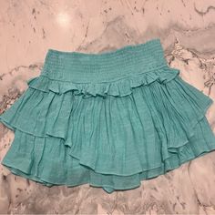 Great Condition. Never Worn. Teal Skirt, 2000s Clothes, Blue Teal, Aquamarine, Blue Green, Color Blue, Womens Skirt, Skirt, Outfit Inspo