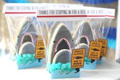 there are three shark shaped boxes that have been placed on top of each other for sale