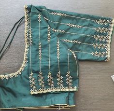 Blouseworkdesigns Simple, Very Simple Maggam Works, Simple Works For Blouse, Simple Embroidered Blouse Designs, Aari Work Blouse Wedding Simple Design, Blouse Designs Work Simple, Simple Embroidery For Blouse, Saree Blouse Work Designs, Simple Blouse Designs Aari Work