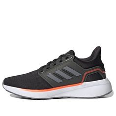 adidas EQ19 Run 'Black H02037 Black Running Shoes With Shock Absorption For Jogging, Casual Black Basketball Shoes With Athletic Fit, Black Lace-up Basketball Shoes With Shock Absorption, Casual Black Basketball Shoes, Black Basketball Shoes For Streetwear With Shock Absorption, Black Running Shoes With Shock Absorption For Sportswear, Black Synthetic Athleisure Basketball Shoes, Black Running Sneakers With Shock Absorption, Black Sneakers With Shock Absorption For Running