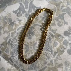 New, Never Worn. Measurements: About 8.25 Inches In Length Tiger Jewelry, Cali, Womens Jewelry Bracelets, Gold Bracelet, Women Jewelry, Women Shopping, Gold, Color