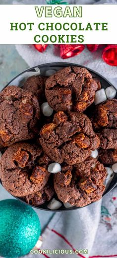 Indulge in these soft and chewy Vegan Chocolate Chip Marshmallow Cookies! Packed with gooey marshmallows and melty chocolate chips, these dairy-free and egg-free treats are perfect for satisfying your sweet tooth. Ready in just 30 minutes with basic ingredients—ideal for the holidays!