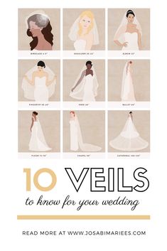 10 veils to know for your wedding read more at www jossamaries com