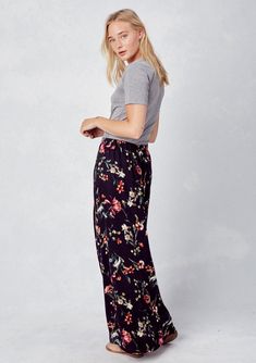 Elegant floral wrap maxi skirt with side tie detail. Dreamy, chic and effortless with retro inspired silhouette. Great skirt for fall layering... FINAL SALE 100% Rayon Model is 5'10, wearing a size S. Style: I-40042W-PEF Floral Print Flowy Maxi Skirt For Brunch, Brunch Floral Print Flowy Maxi Skirt, Chic Floral Print Maxi Skirt For Brunch, Floral Print Long Skirt For Brunch, Chic Floral Print Maxi Skirt For Day Out, Floral Print Maxi Skirt For Brunch, Spring Rayon Maxi Skirt, Spring Long Inseam Flowy Skirt, Casual Maxi Bottoms For Fall