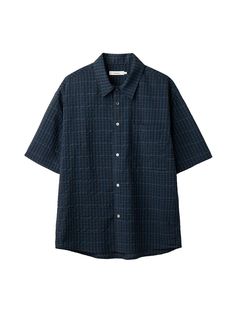 The unique and stylish shirt has vintage mood with the plaid pattern using sand black and green color. It is made of lightweight fabric, which makes breathable and refreshing fit even in the middle of summer. The shirt can be styled in three ways, stand collar, open collar, and wide open collar, using the button.- Relaxed fit- Mother-of-pearl button- Chest pocket- Flowy fabric Summer Plaid Shirt For Casual Gatherings, Plaid Relaxed Fit Shirt For Summer, Relaxed Fit Plaid Shirt For Summer, Summer Plaid Relaxed Fit Shirt, Casual Summer Tops With Grid Pattern, Summer Casual Tops With Grid Pattern, Casual Grid Pattern Tops For Summer, Plaid Relaxed Fit Camp Shirt For Summer, Relaxed Fit Plaid Camp Shirt For Summer