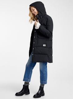 Anorak Jacket Outfit, Black Parka Outfit, Parka Outfit, North Face Parka, Winter Jacket North Face, Parka Jackets, Arctic Parka