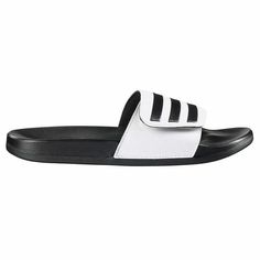 New Adidas Adilette Comfort Slide Slipper Sandals In Unisex Size Women's 9 / Men's 8 White Upper With Black Stripes Adjustable Synthetic Upper With 3 Stripes Eva Outsole Lightweight Slide Sandal Synthetic Upper Textile Lining Synthetic Outsole Unisex Sizing Sizes: W6/M5, W7/M6, W8/M7, W9/M8, W10/M9, W11/M10, W12/M11, W13/M12, W14/M13 Adidas White Sport Sandals, White Adidas Sport Sandals, Adidas White Slip-on Sandals, Adidas Sandals With Removable Insole For Summer, Adidas White Sandals For Sports, Adidas White Flip Flops For The Beach, Adidas White Flip Flops For Beach, White Adidas Flip Flops For The Beach, Adidas White Synthetic Sport Sandals