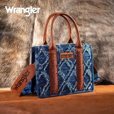 [Best Seller]Wrangler Southwestern Dual Sided Print Canvas Tote/Crossb – Cowgirl Wear Wrangler Purse, Signature Guitar, Western Purses, Southwestern Print, Everyday Purse, Round Handle, Boho Purses, Denim Tote, Crossbody Tote Bag