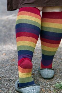 Dreamer Harvest Rainbow Knee High | Sock Dreams Multicolor Cotton Socks For Fall, Fitted Multicolor Socks For Fall, Casual Multicolor Stockings, Fitted Multicolor Cotton Socks, Casual Multicolor Stretch Knee-high Socks, Playful Multicolor Knee-high Socks, Playful Fitted Winter Socks, Multicolor Stretch Thigh High Socks, Stretch Multicolor Thigh High Socks