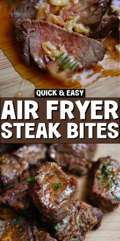 an image of air fryer steak bites