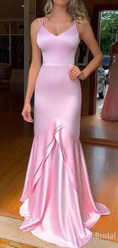 Elegant Pink V-neck Spaghetti Strap Mermaid Long Prom Dress,PD381946 1. Material:satin,pognee.2. Color: it can be in custom color, please contact us and tell us dress number, then we will send you more colors to choose.3, Size: can do both standard size and custom size. If you need do custom sized dresses, please send us following measurements or leave a note when place an order.bust______ cm/inchwaist______cm/inchhip:_______cm/inchdress length:_______cm/inchshoulder to shoulder :_______cm/inch (measured from back of shoulder)shoulder to bust :_______cm/inch (measured from middle shoulder to nipple)shoulder to waist :_______cm/inch (measured from middle of shoulder to natural waist)shoulder to floor with shoes on :_______cm/inch (length from middle of shoulder over nipple to floor with sho Light Pink Prom Dresses, Light Pink Prom, Pink Prom Dresses Mermaid, Neon Prom Dress, Light Pink Prom Dress, Neon Prom Dresses, Party Dress Outfit, Party Dress Inspiration, Party Dress Ideas