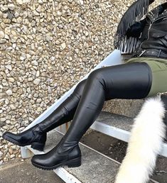 Thigh High Boots Plus Size, Outfits Thigh High Boots, Monster High Shoes, High Thigh Boots, Boots Plus Size, Thigh High Boots Flat, Elastic Boots, Over Knee Boots, Leather High Heel Boots