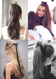 Peinados con cintas Lifeless Hair, Hairstyle Trends, Ribbon Hairstyle, School Hairstyles, Hair Shampoo, Hair Dos, Hairstyle Ideas, Scarf Hairstyles, Trendy Hairstyles