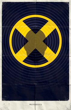 the poster for x - men's upcoming movie is shown in yellow and black