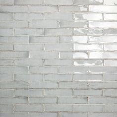 a white brick wall with no mortars on it